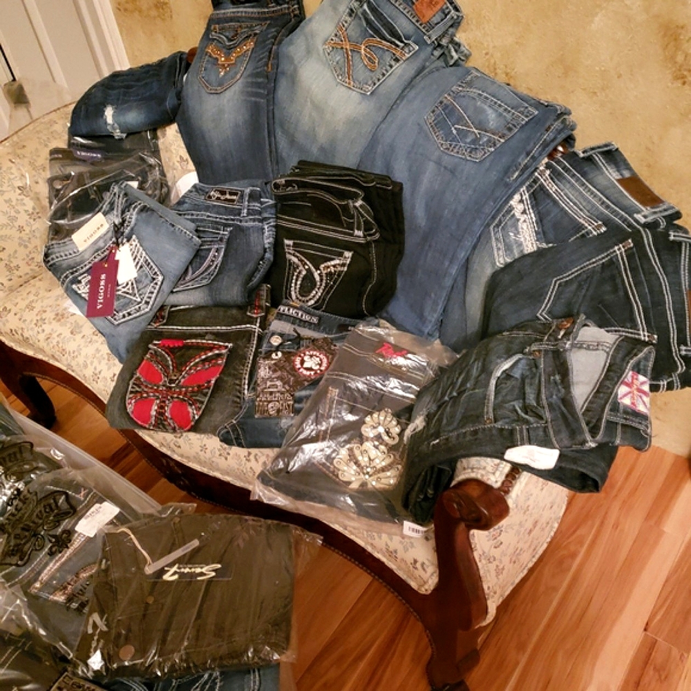 ROCK REVIVAL, MISS ME, BKE, SILVERS➕ 26-32W×28-33L All Cuts - Picture 4 of 13